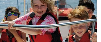 Water sports action